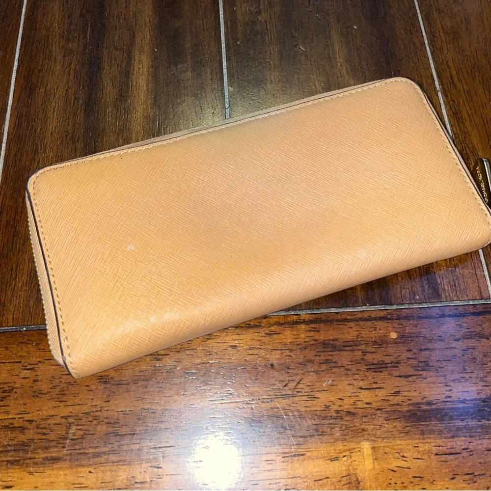 Michael Kors Tan Saffiano Leather Wallet